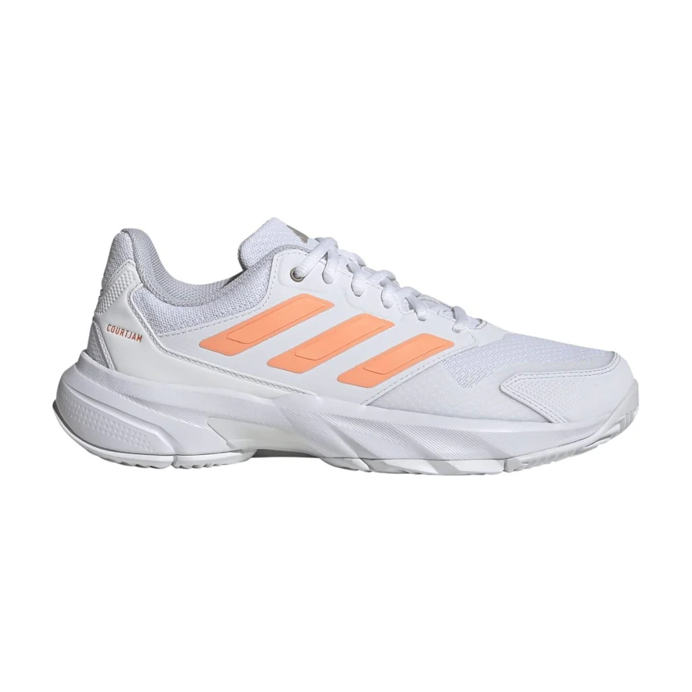 ADIDAS COURTJAM CONTROL 3 W White/Orange SS26 (Zapatillas)