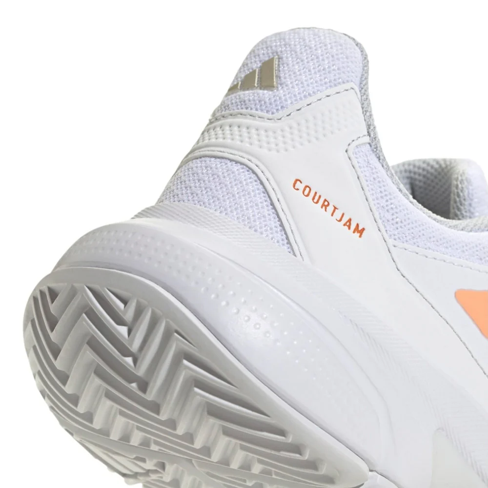 ADIDAS COURTJAM CONTROL 3 W White/Orange SS26 (Zapatillas) - Image 6