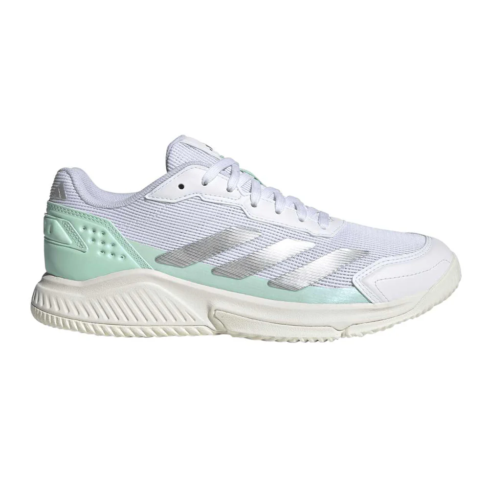 ADIDAS CRAZYQUICK LS PADEL W White/Green FW26 (Zapatillas)