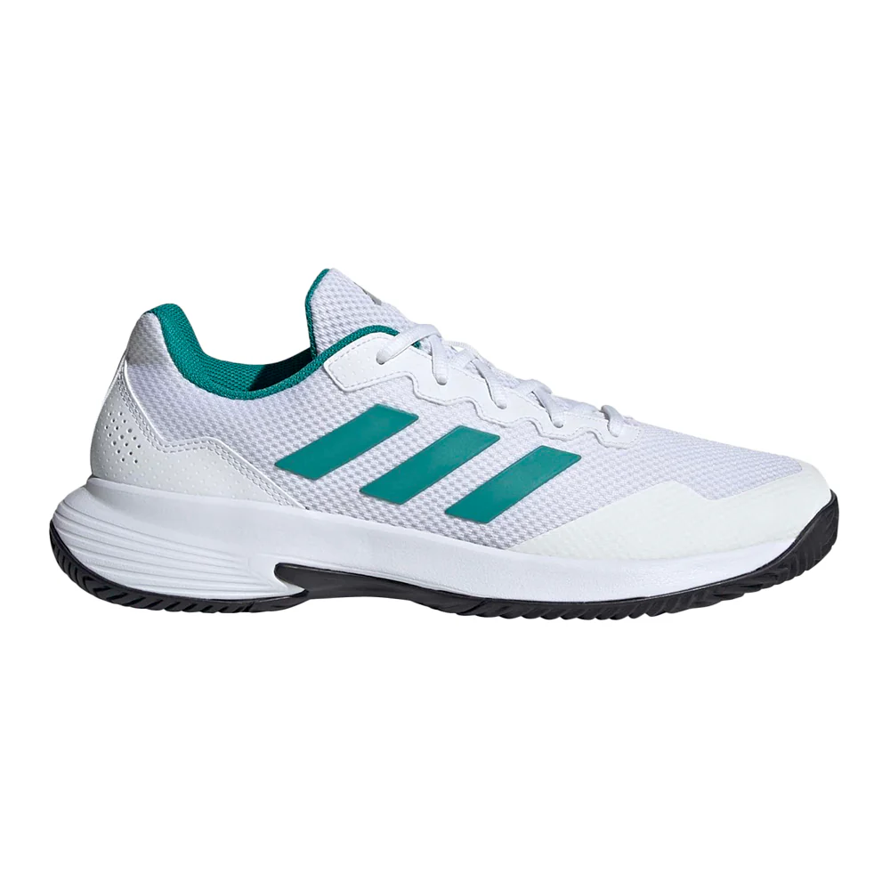 ADIDAS GAMECOURT 2 M Clay White/Green FW25 (Zapatillas)