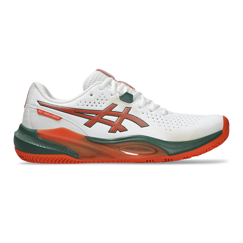 ASICS GEL CHALLENGER 15 Padel White/Orange FW26 (Zapatillas)