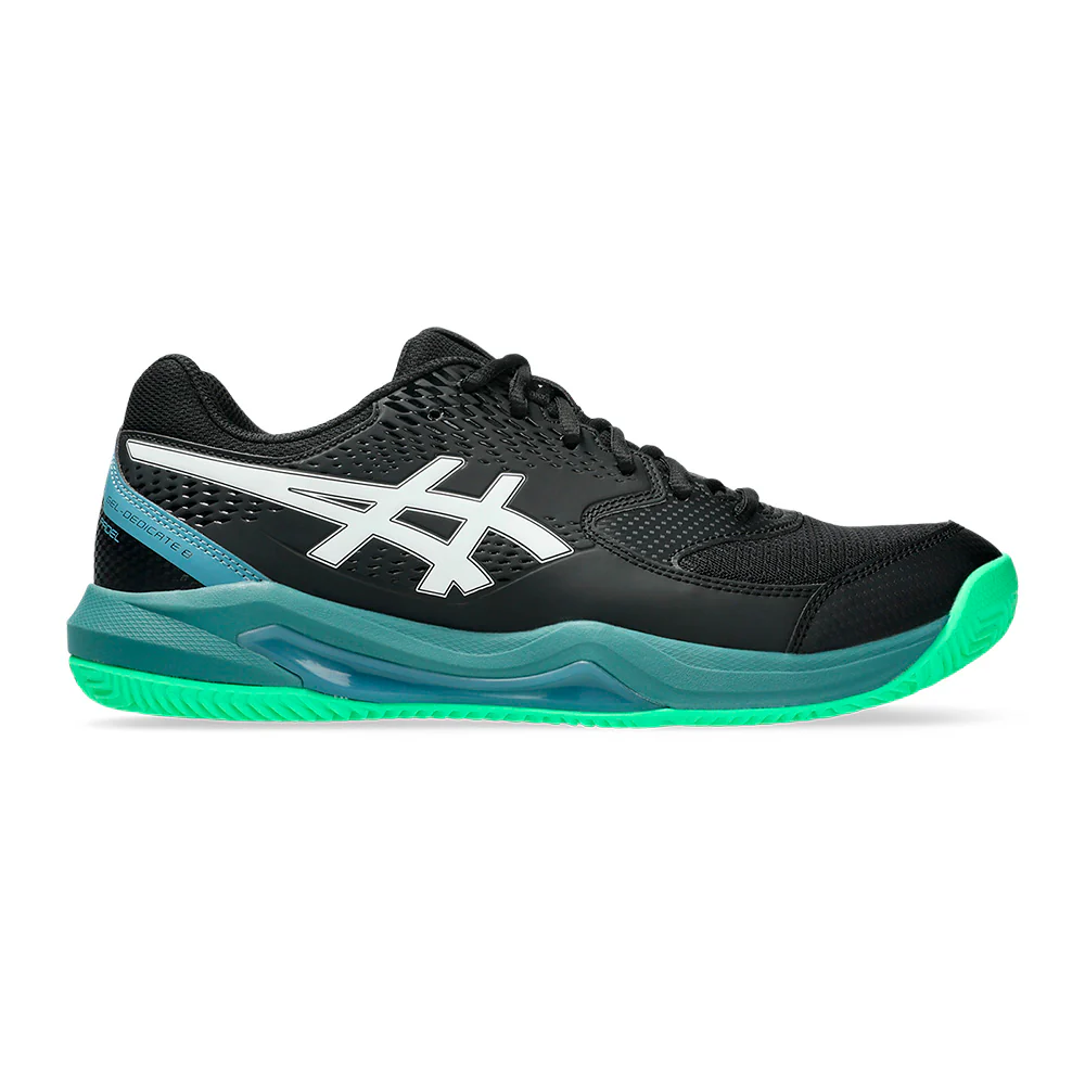 ASICS GEL DEDICATE 8 Padel Black/Green SS26 (Zapatillas)