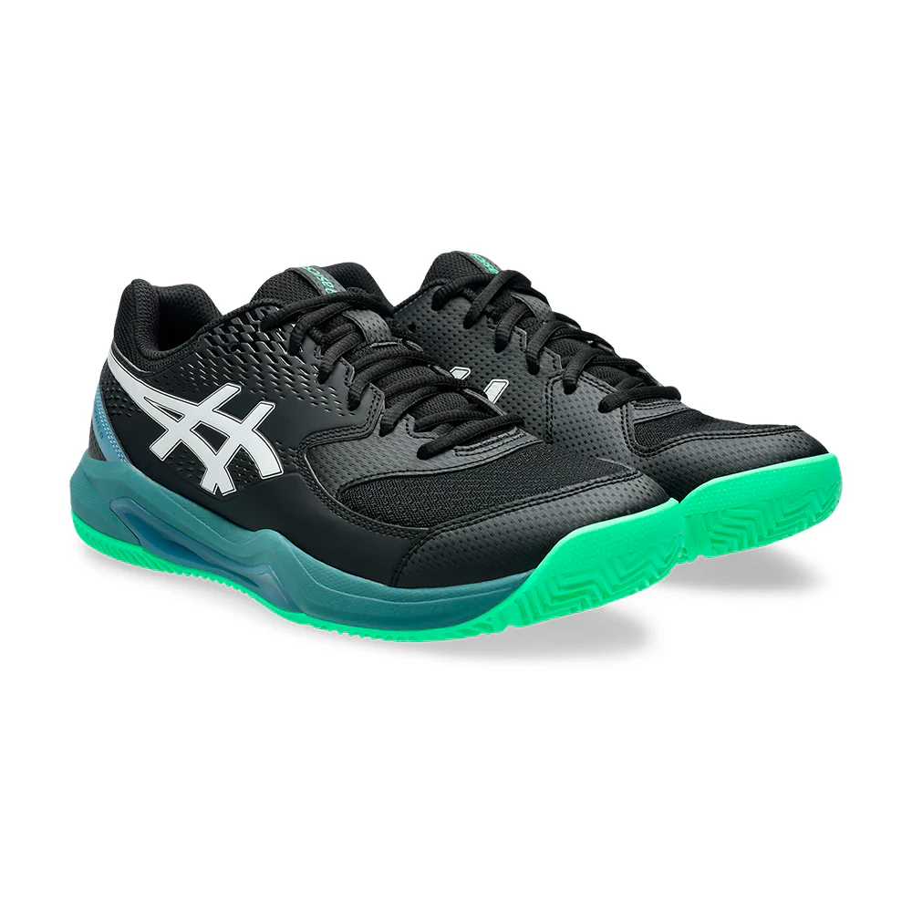 ASICS GEL DEDICATE 8 Padel Black/Green SS26 (Zapatillas) - Image 3