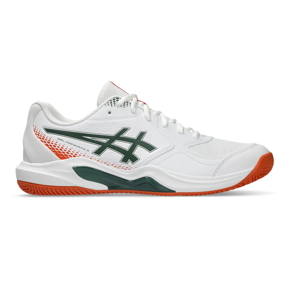 ASICS GEL DEDICATE 9 PADEL White/Green FW26 (Zapatillas)