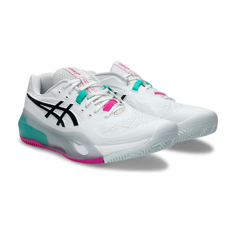 ASICS GEL-RESOLUTION X Clay White/Green SS26 (Zapatillas) - Image 3