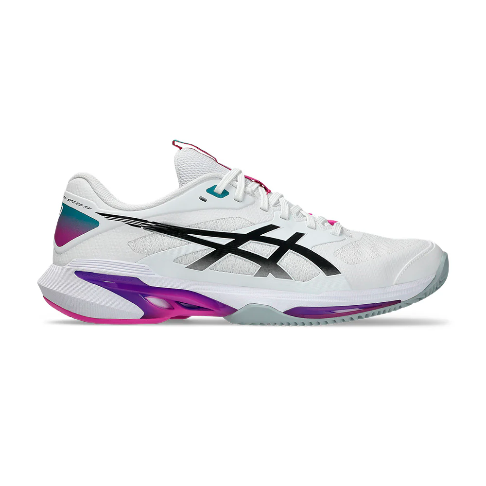 ASICS SOLUTION SPEED FF 4 Clay White/Purple SS26 (Zapatillas)