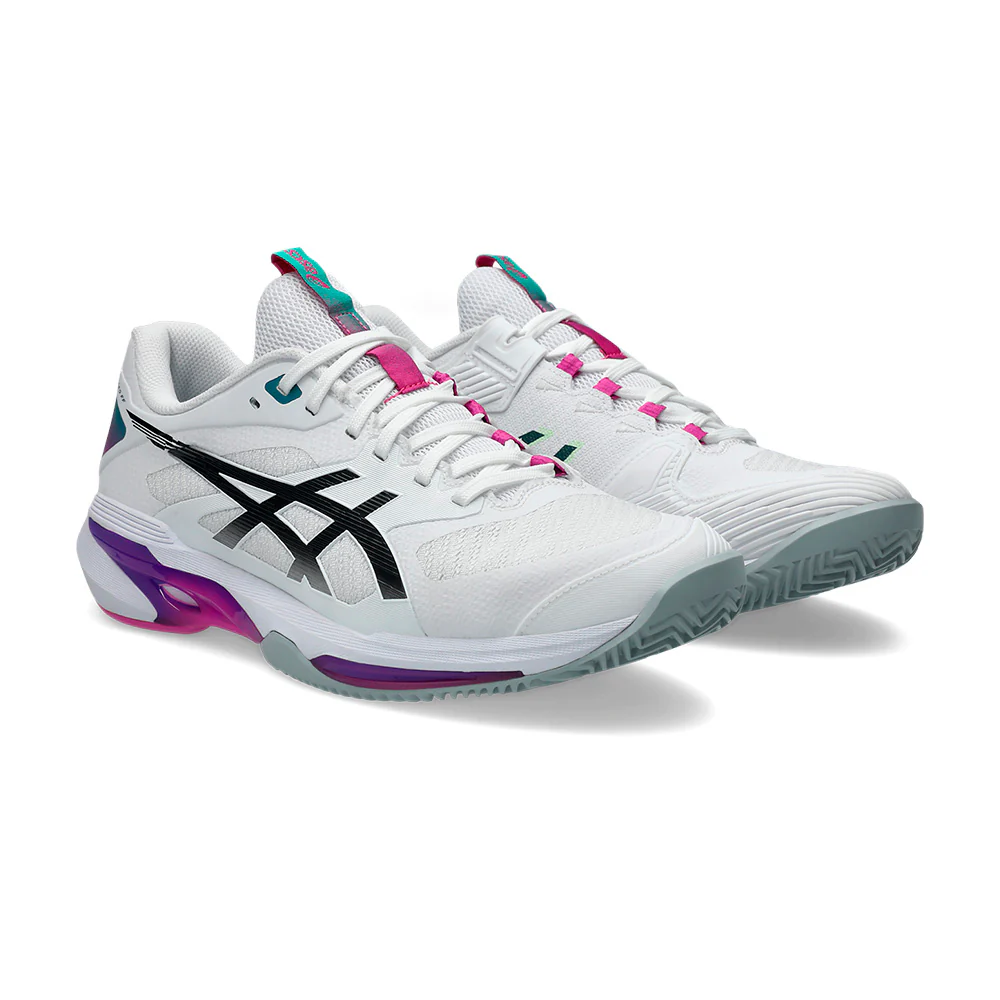 ASICS SOLUTION SPEED FF 4 Clay White/Purple SS26 (Zapatillas) - Image 3