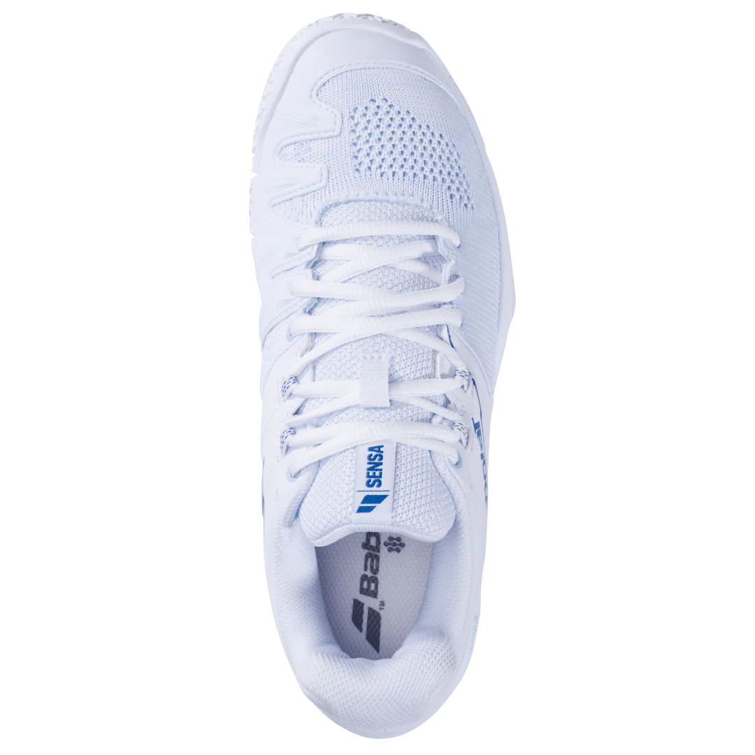BABOLAT SENSA WOMEN Blanco/Azul SS25 (Zapatillas) - Image 5