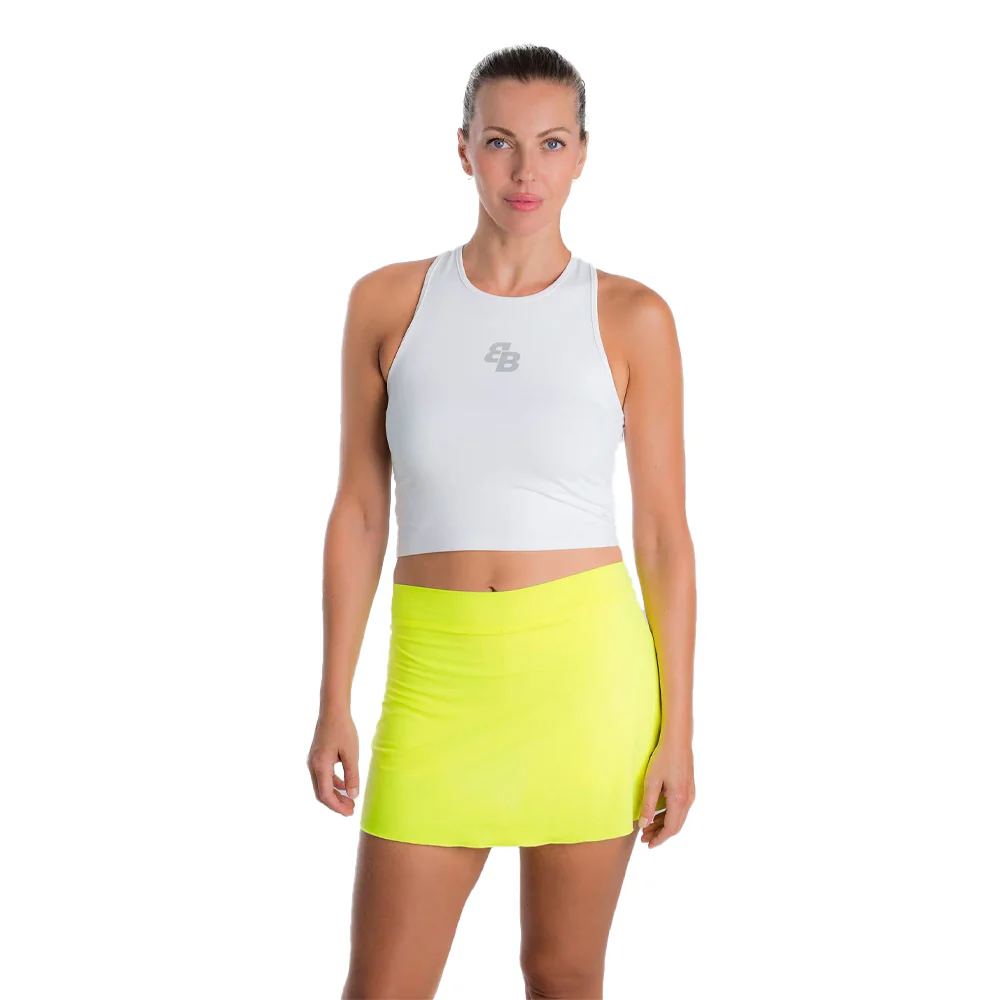BELEN BERBEL BASICA RECTA YELLOW FLUOR (Falda)
