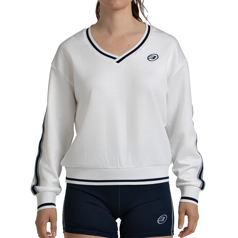 BULLPADEL TRAISER Blanco Mujer (Sudadera)