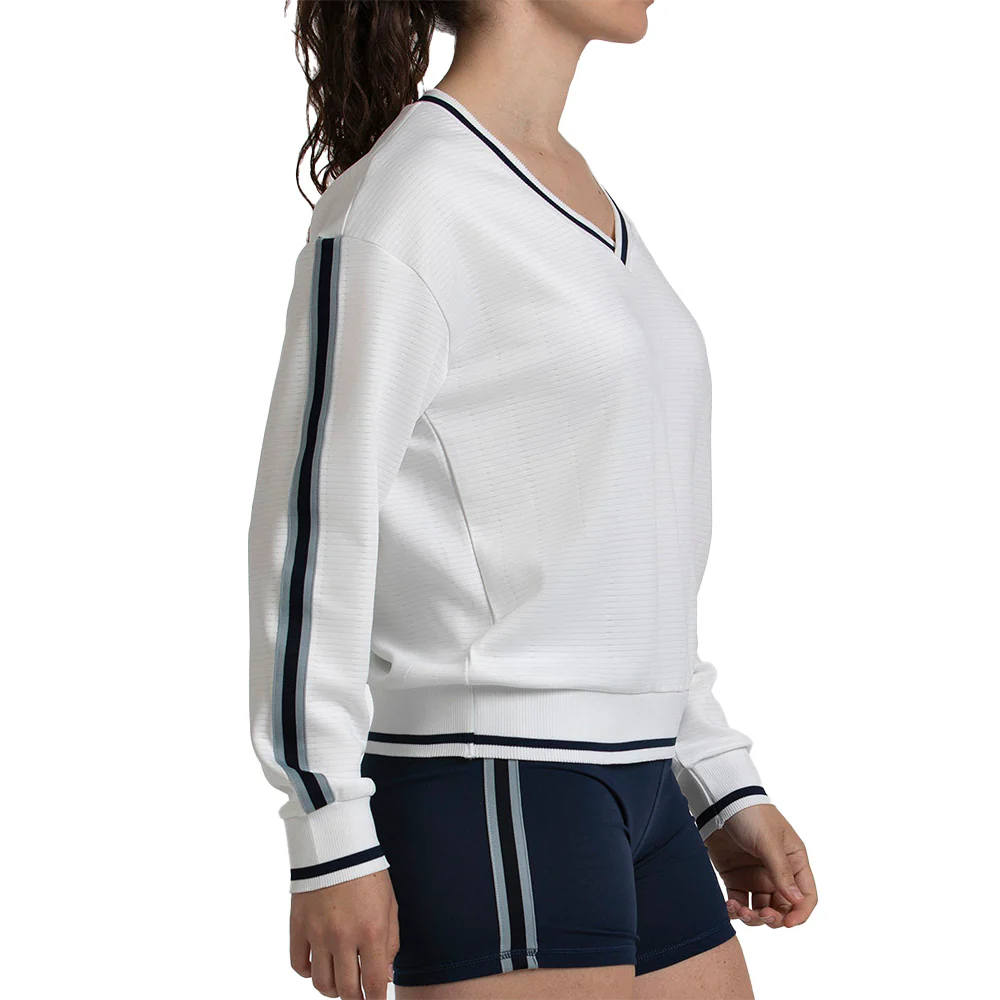 BULLPADEL TRAISER Blanco Mujer (Sudadera) - Image 4
