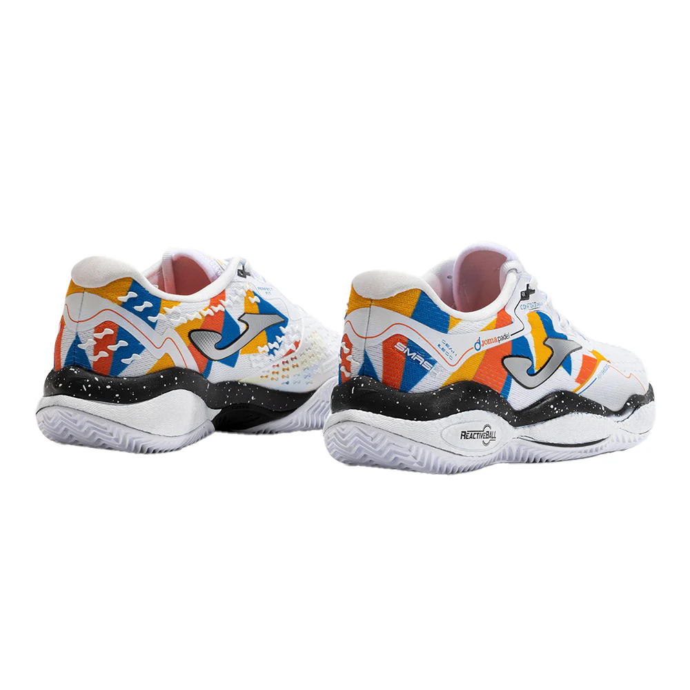JOMA SMASH MEN 2532 Blanco/Naranja FW25 (Zapatillas) - Image 4
