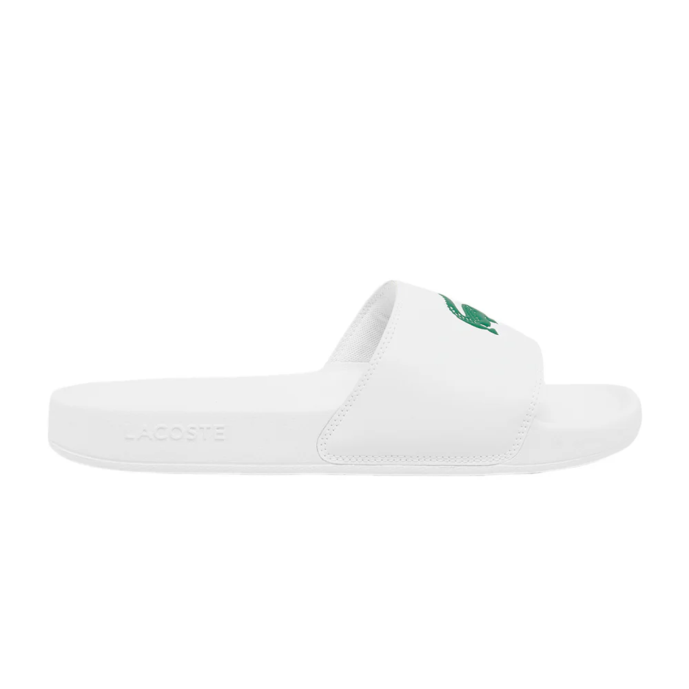 LACOSTE SERVE SLIDE Men White/Green (Zapatillas)