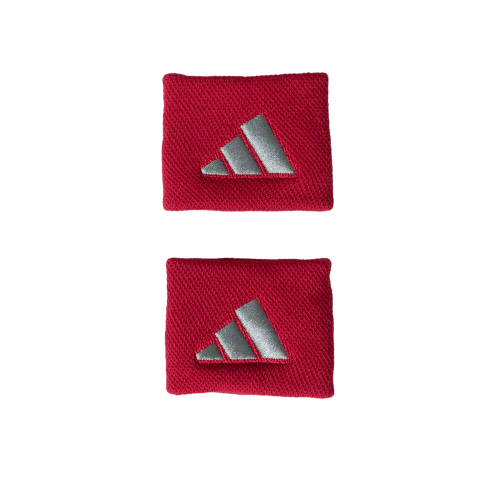 Muñequeras ADIDAS S Rojo/Gris X2 - Image 3