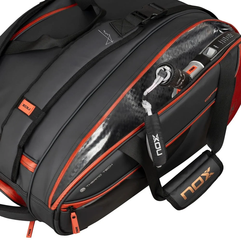NOX LUXURY Open Series Negro/Rojo 2024 (Paletero) - Image 6