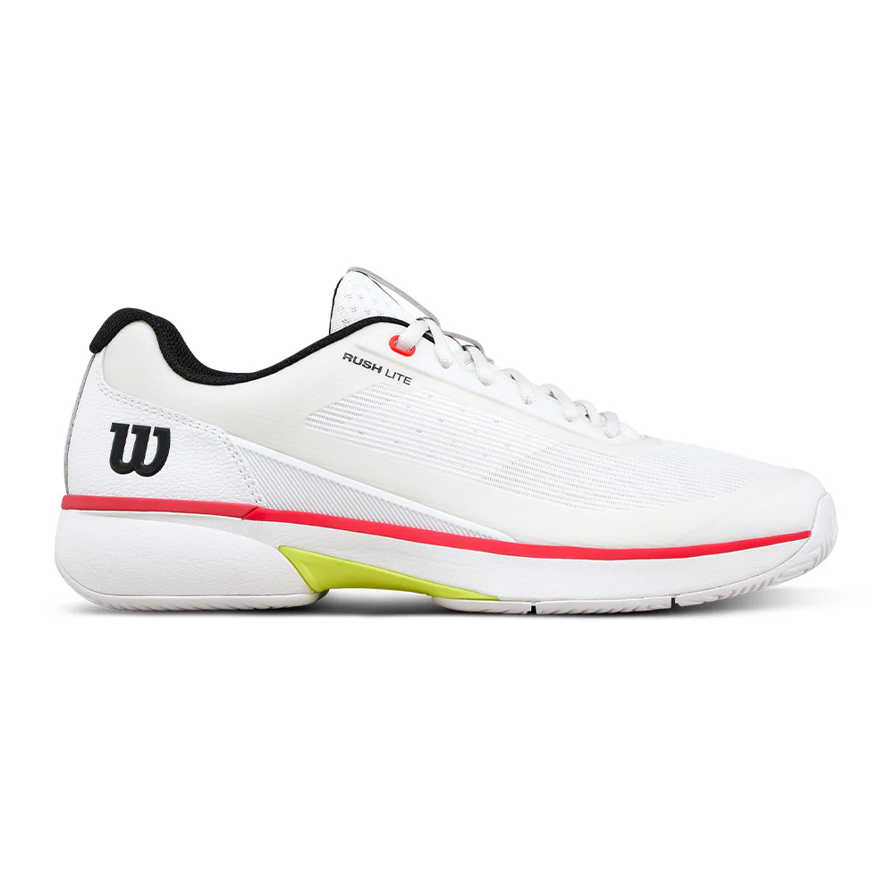 WILSON RUSH LITE 5 White/Black SS26 (Zapatillas)