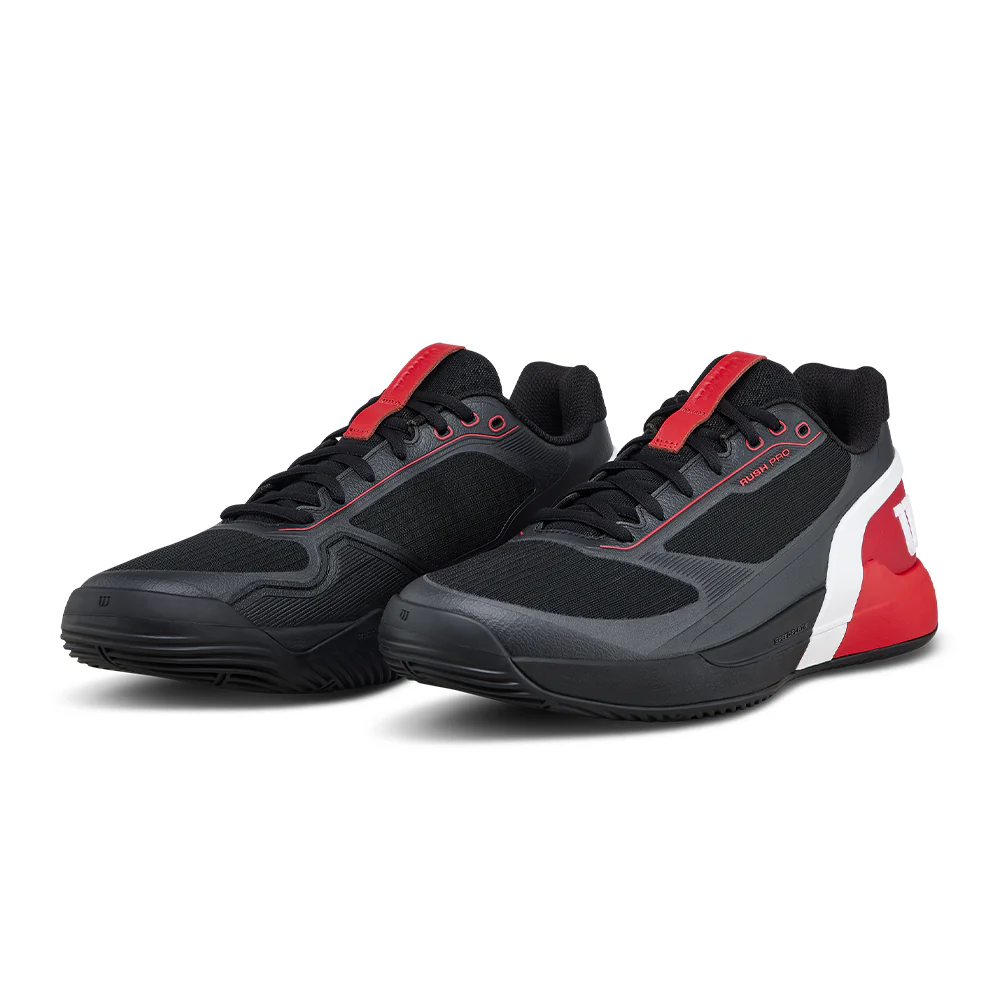 WILSON RUSH PRO 5 PADEL Black/Red SS26 (Zapatillas) - Image 3