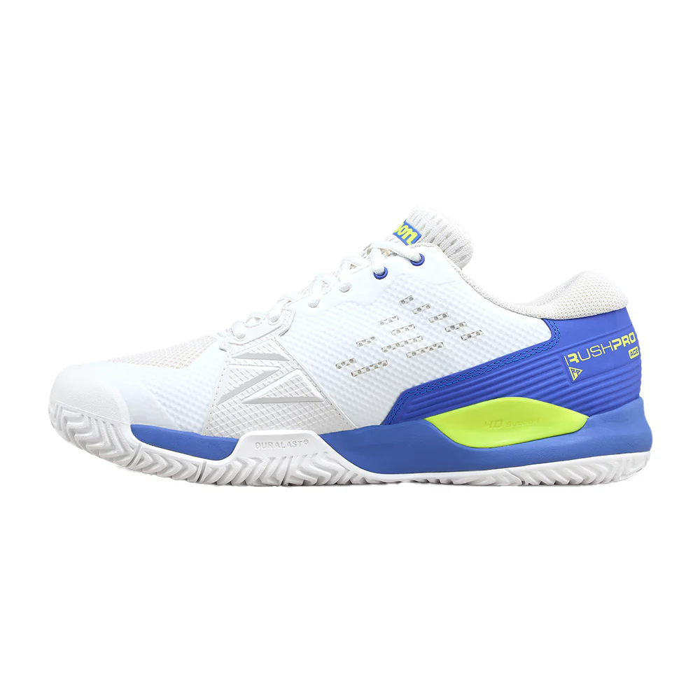 WILSON RUSH PRO ACE White/Blue FW25 (Zapatillas) - Image 4