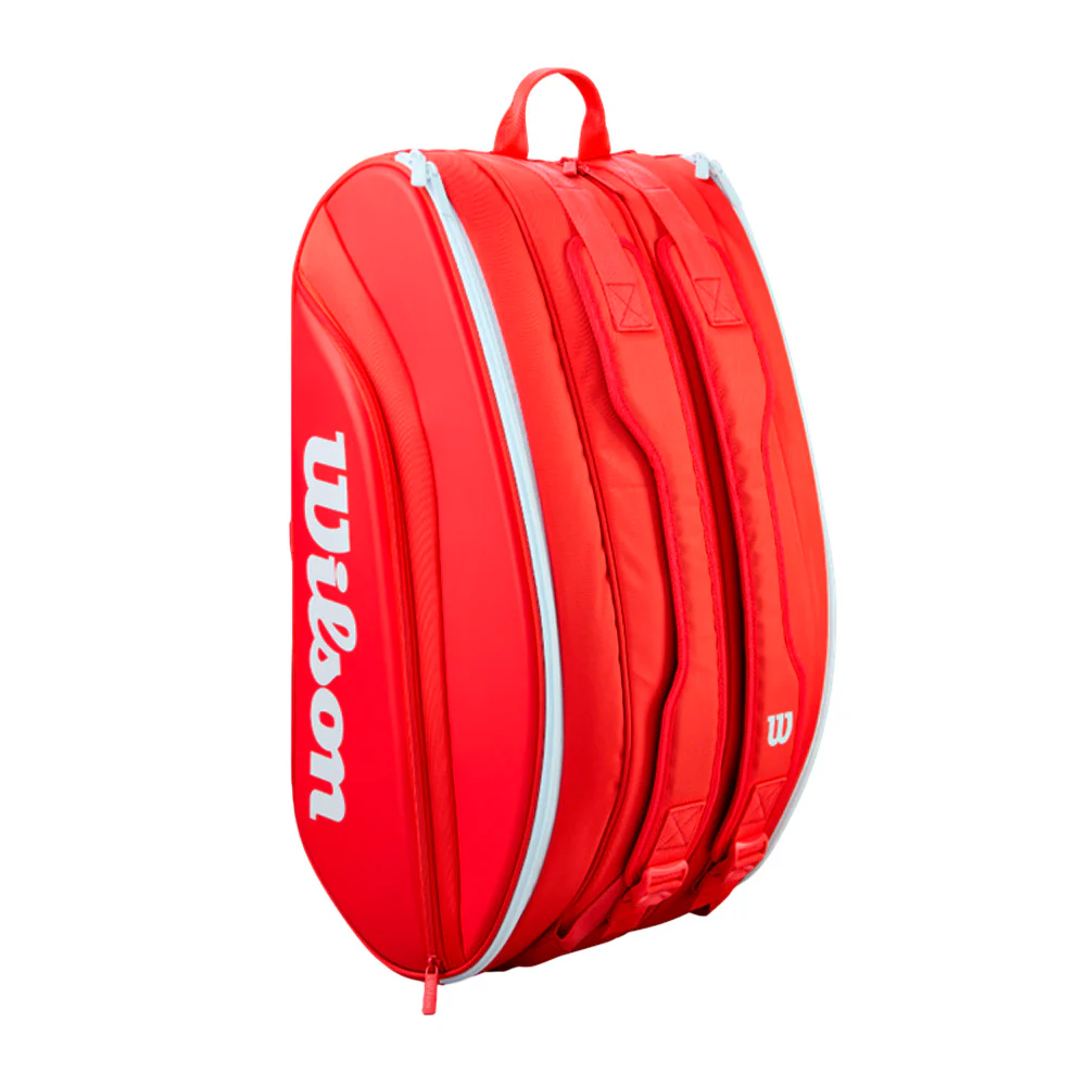 WILSON SUPER TOUR Padel Bag Red 2026 (Paletero) - Image 3