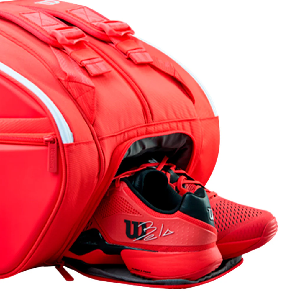 WILSON SUPER TOUR Padel Bag Red 2026 (Paletero) - Image 6